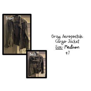 Gray Cargo Jacket